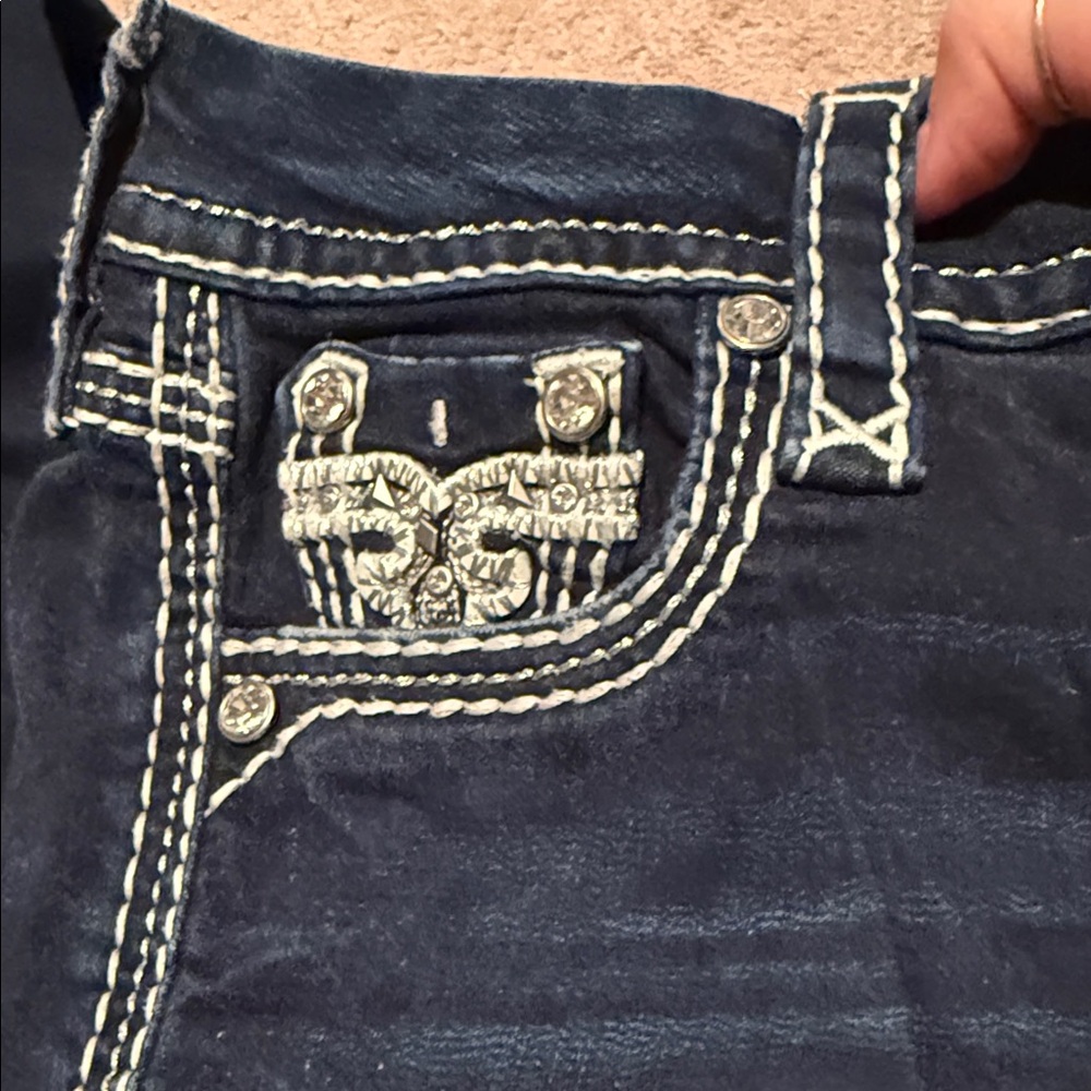 Rock Revival Dark Blue Boot Cut Jeans - Picture 4 of 6